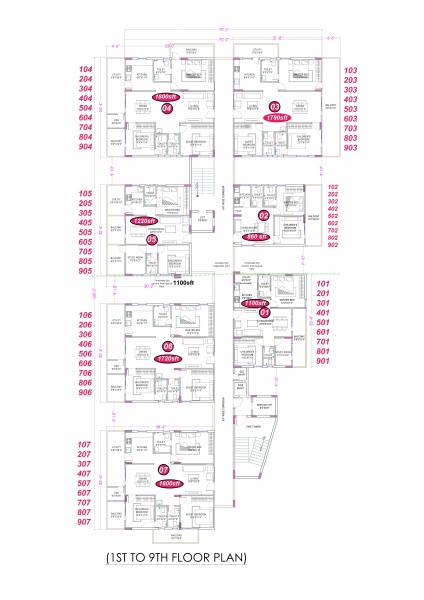  tranquil-tower Tranquil Tower Cluster Plan