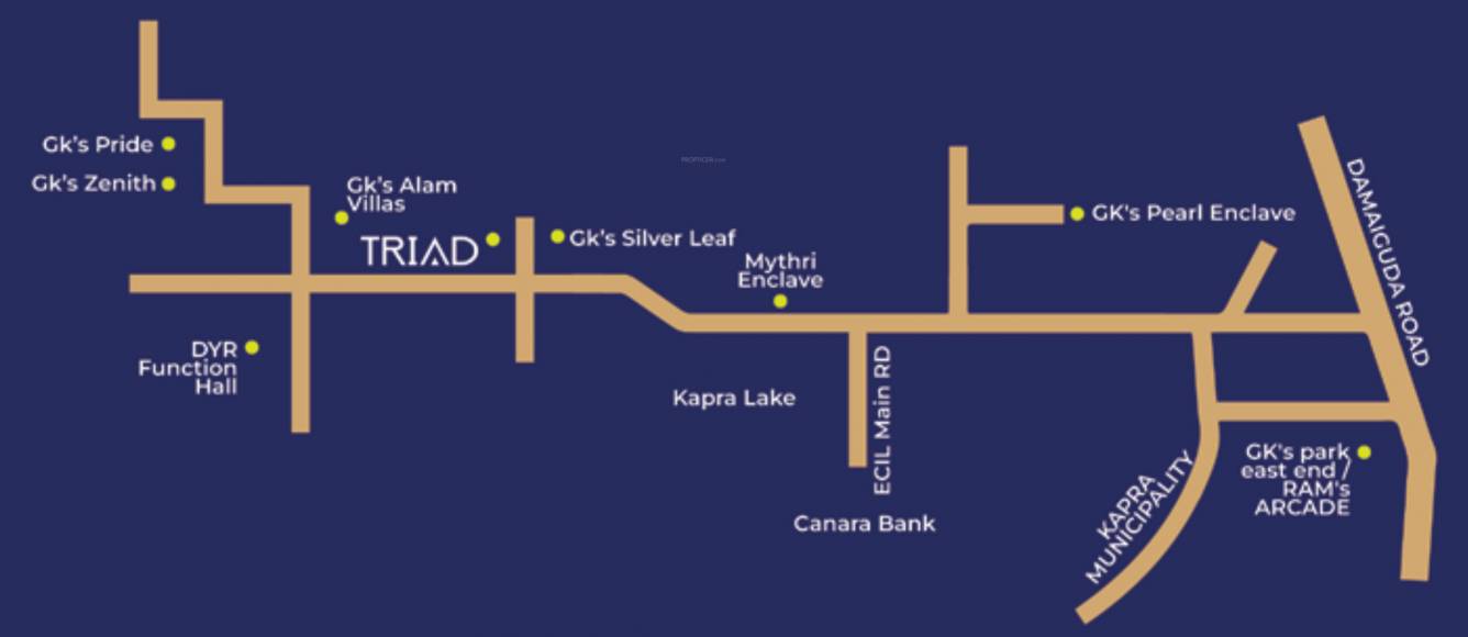  gk triad block b Location Plan