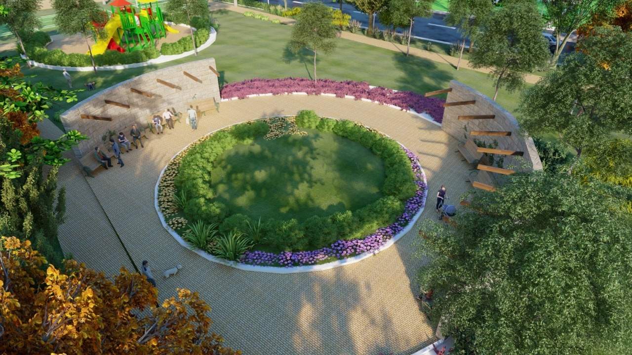  anjaneya nagar v Landscape Garden and Tree Planting