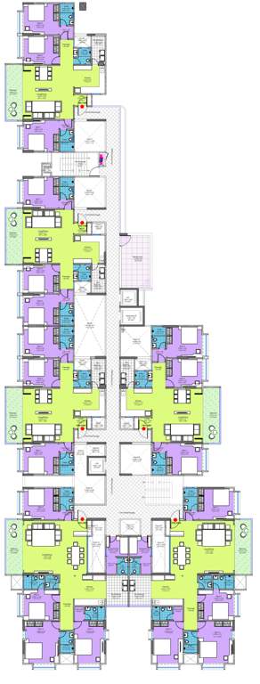  ra casa Ra Casa Cluster Plan from 1st to 13th Floor