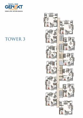  one-genext-towers Tower 1 Cluster Plan