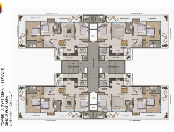  the-zirk BLOCK A Cluster Plan