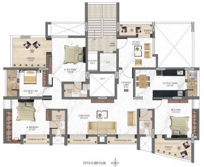 Cluster Plan vimal-residences Cluster Plan
