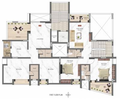 Cluster Plan vimal-residences Cluster Plan