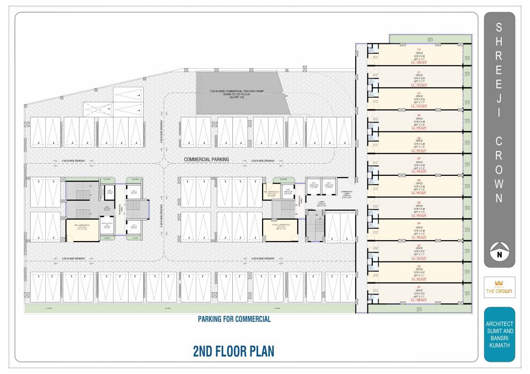  the crown Shreeji The Crown Cluster Plan