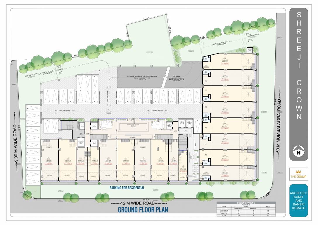  the crown Shreeji The Crown Cluster Plan