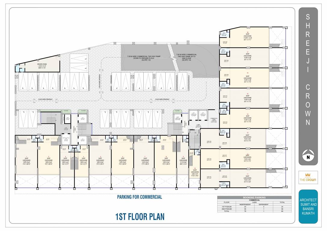  the crown Shreeji The Crown Cluster Plan