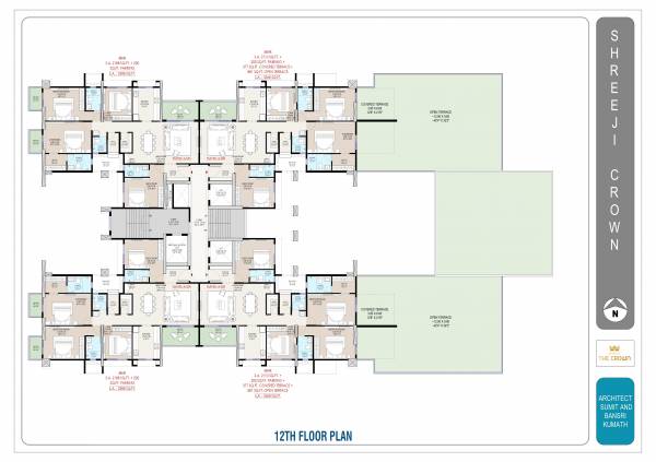  the-crown Shreeji The Crown Cluster Plan