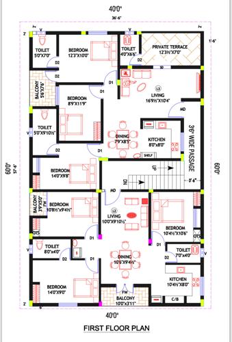  dn5-dream-nest-apartments DN5 Dream Nest Apartments Cluster Plan for 1st Floor