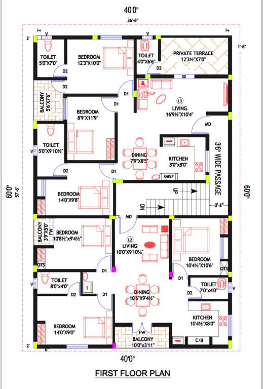  dn5 dream nest apartments DN5 Dream Nest Apartments Cluster Plan for 1st Floor