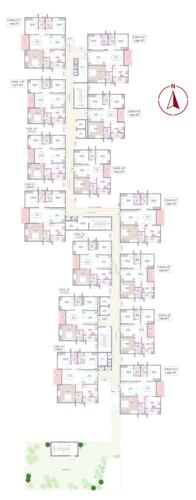  heights Pavani Heights Cluster Plan from 1st to 7th Floor