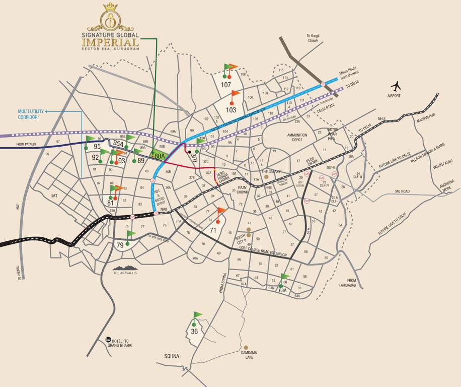  imperial Location Plan