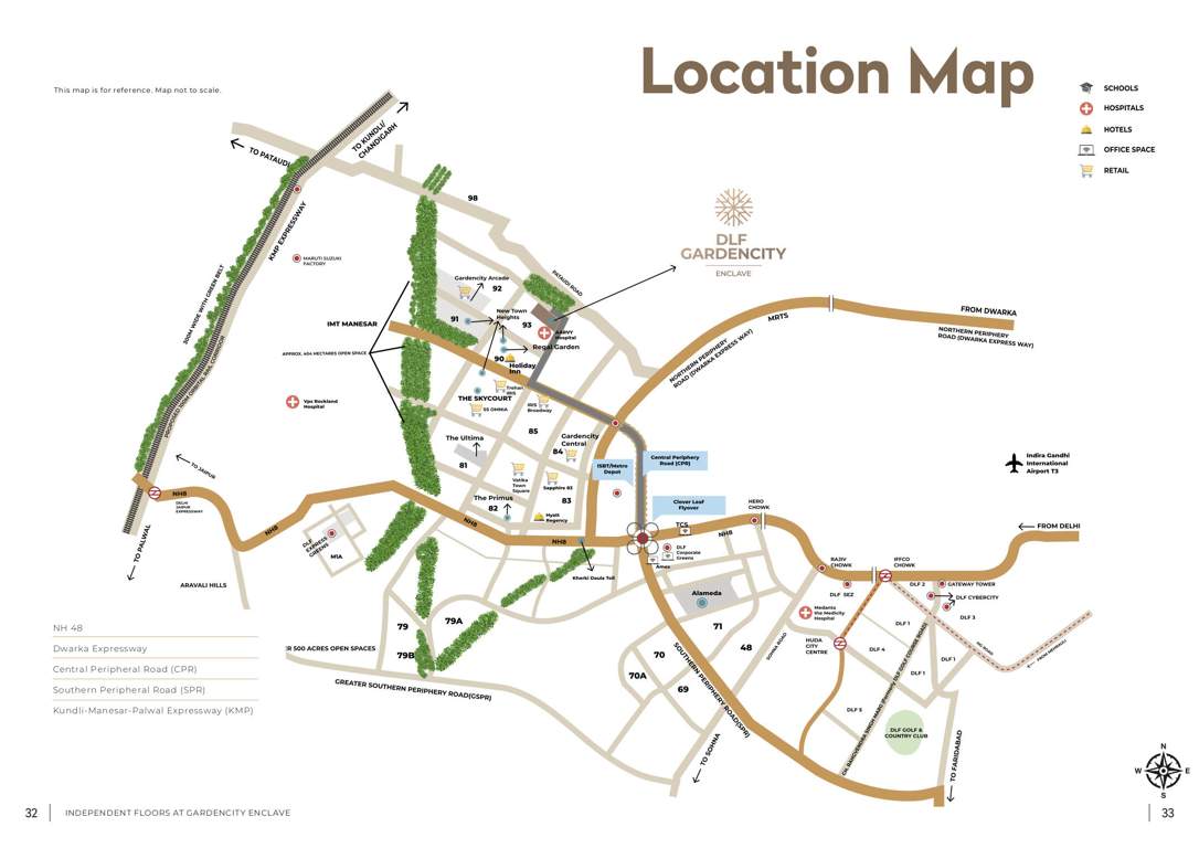  garden city independent floor Location Plan