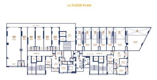  shreeji-residential-wing-a-b Basil Shreeji Wing A & B Cluster Plan for 1st Floor