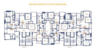 shreeji-residential-wing-a-b Basil Shreeji Wing A & B Cluster Plan For 5Th, 10Th