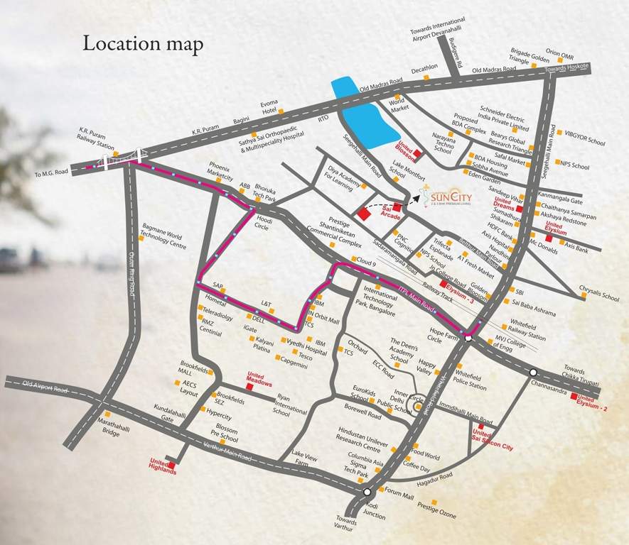  sun city Location Plan