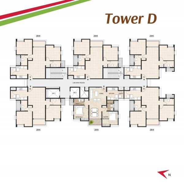  lakewoods-towers-d-and-e Cluster Plan