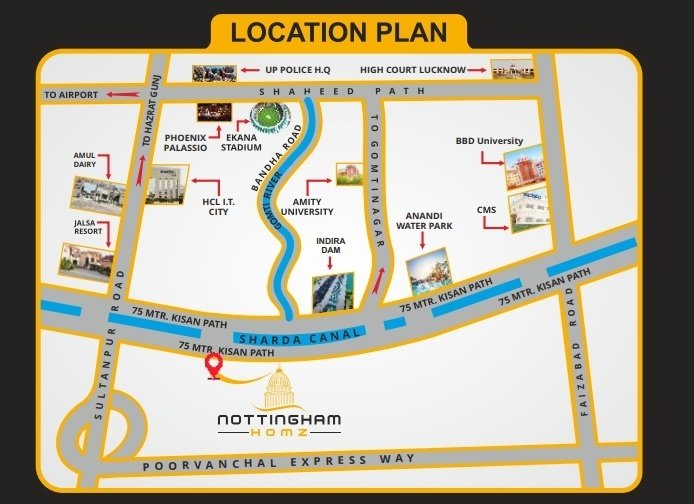  nottingham homz Location Plan