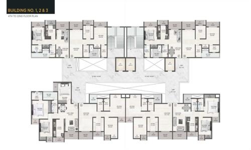  dz-city-building-no-2 Building No 2 Cluster Plan For Typical Floor