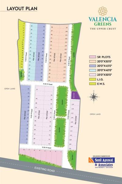  valencia-greens Layout Plan