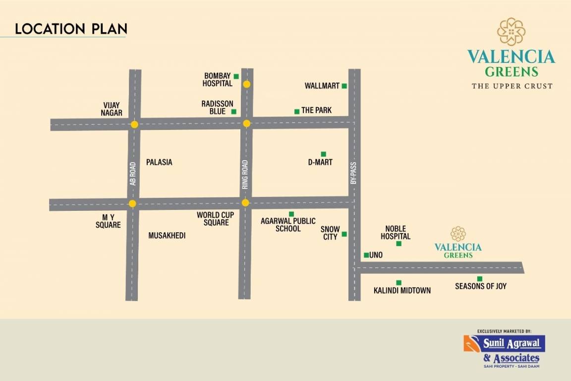 valencia greens Location Plan