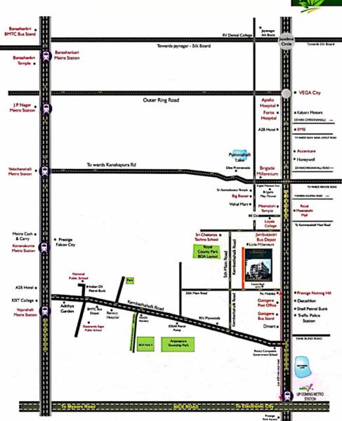  vaishnavi-flora Location Plan