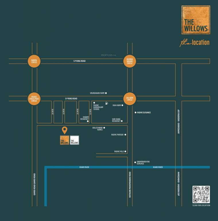  the willows bungalows Location Plan