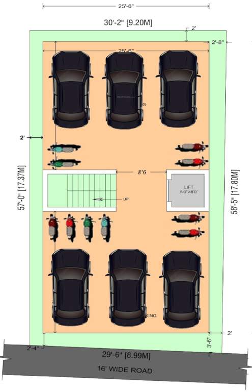  al apartment AL Apartment Cluster Plan For Ground Floor