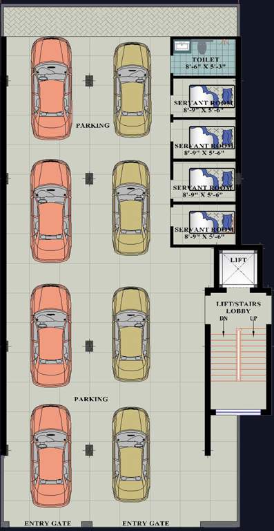  casablanca luxury builder floors Casablanca Luxury Builder Floors E 88 Ground Cluster Plan