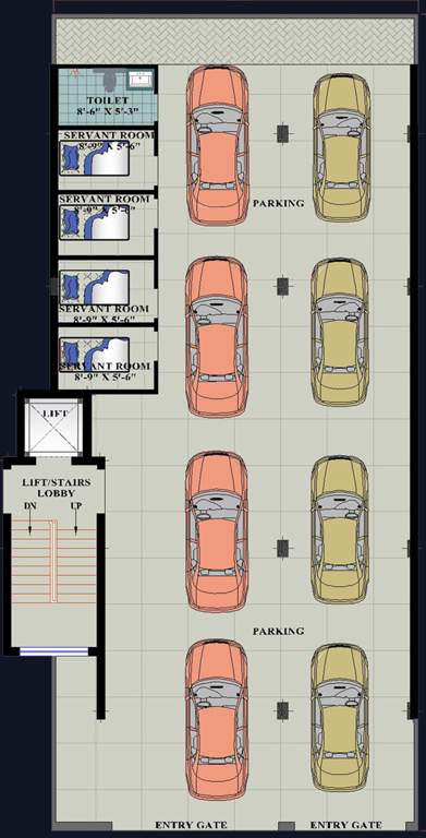  casablanca luxury builder floors Casablanca Luxury Builder Floors E 89 Ground Cluster Plan