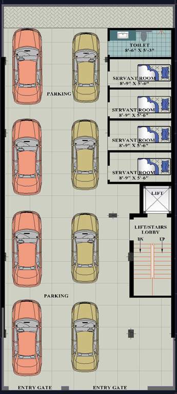  casablanca luxury builder floors Casablanca Luxury Builder Floors E 90 Ground Cluster Plan