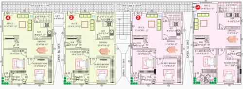  sai-ram-nilayam Sai Ram Nilayam Cluster Plan from 1st to 5th Floor