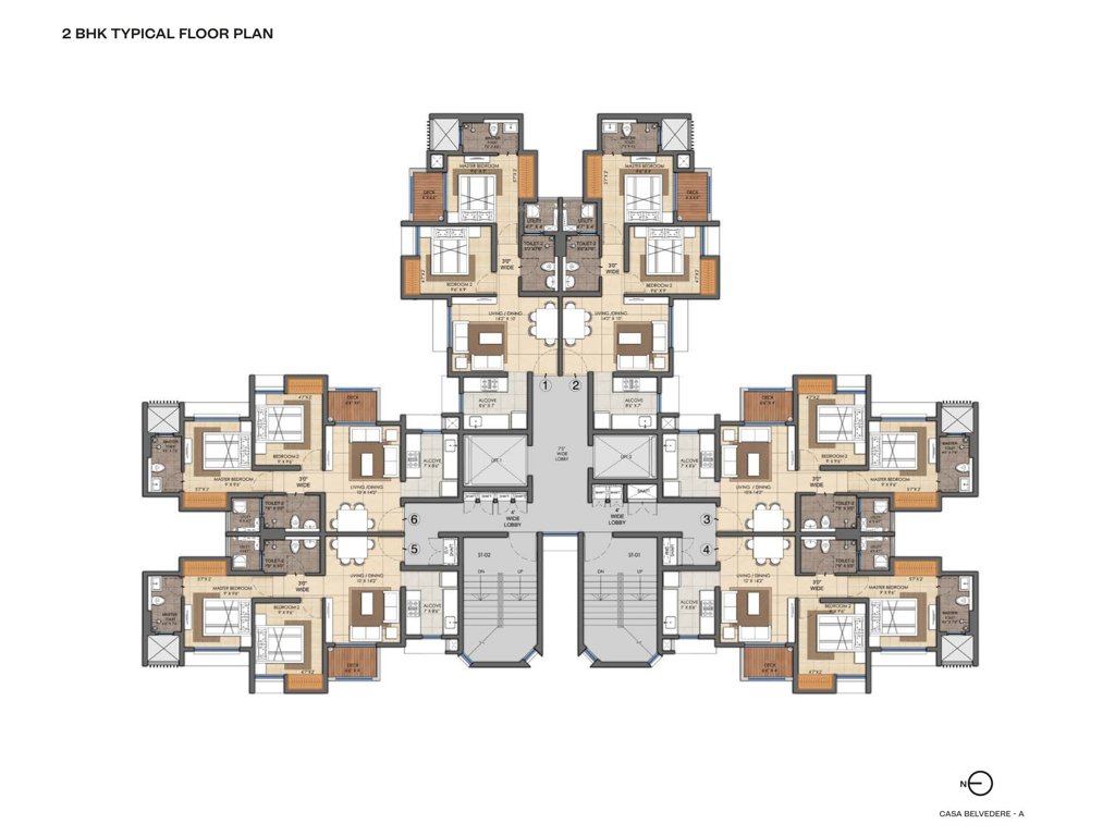 codename central Wing A Cluster Plan