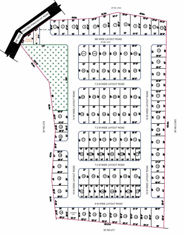  velavan square Layout Plan