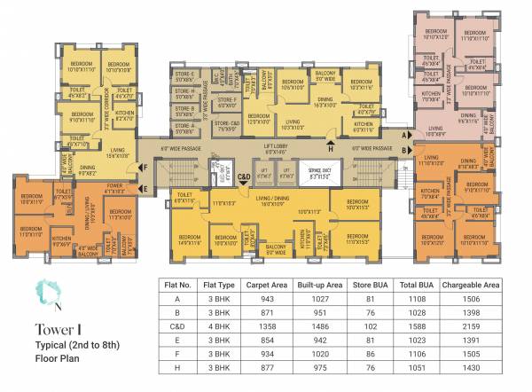  sarvalom Tower 1 Cluster Plan