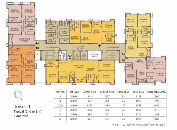  sarvalom Tower 4 Cluster Plan