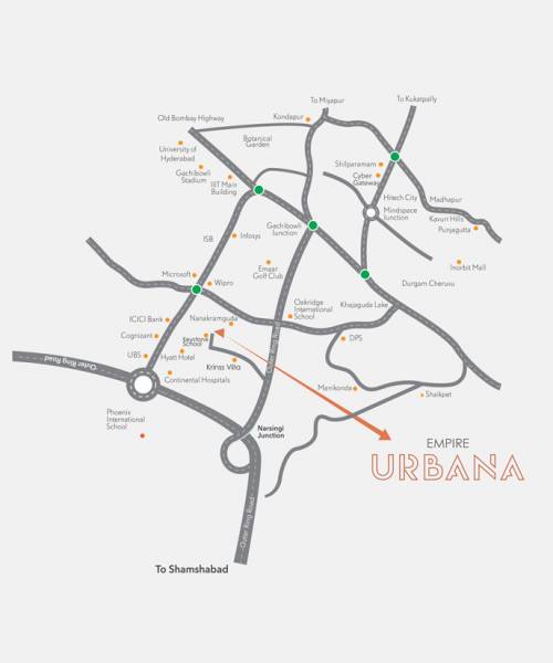  urbana Location Plan