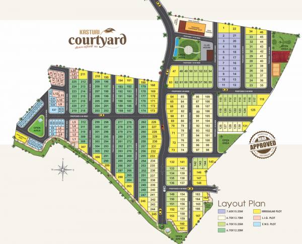  kasturi-courtyard Layout Plan