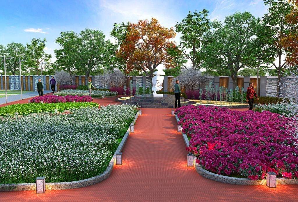  kasturi courtyard Landscape Garden and Tree Planting