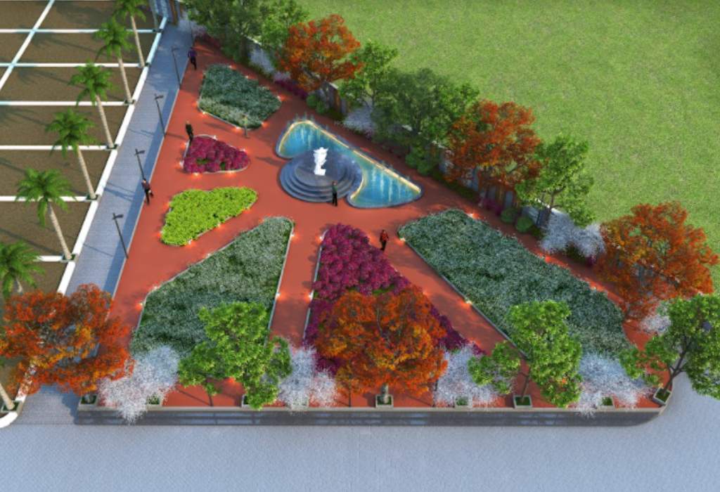  kasturi courtyard Landscaped Gardens