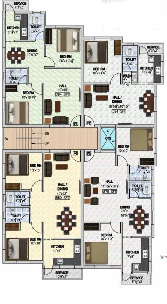  grace Grace Cluster Plan For 1st Floor