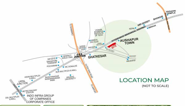  eco-o2-zone-villas Location Plan