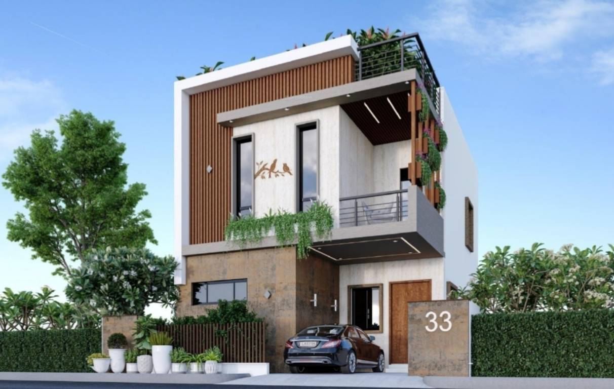  eco o2 zone villas Elevation