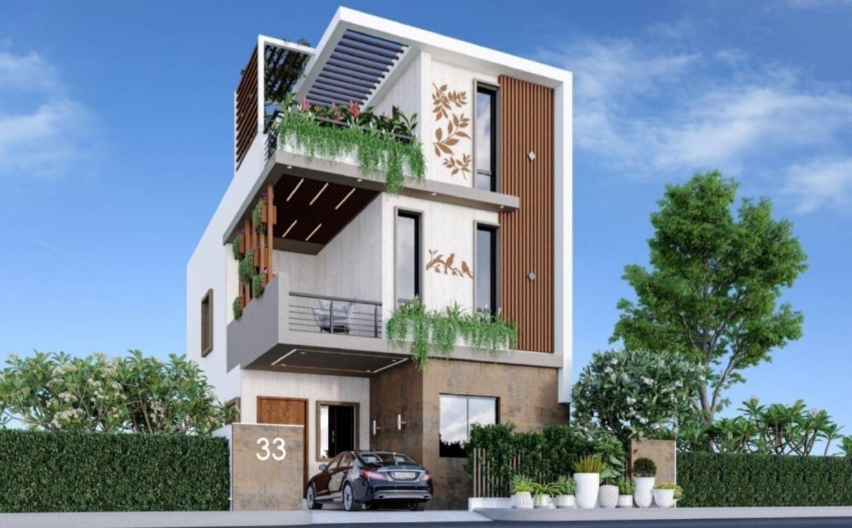 Elevation  eco o2 zone villas Elevation