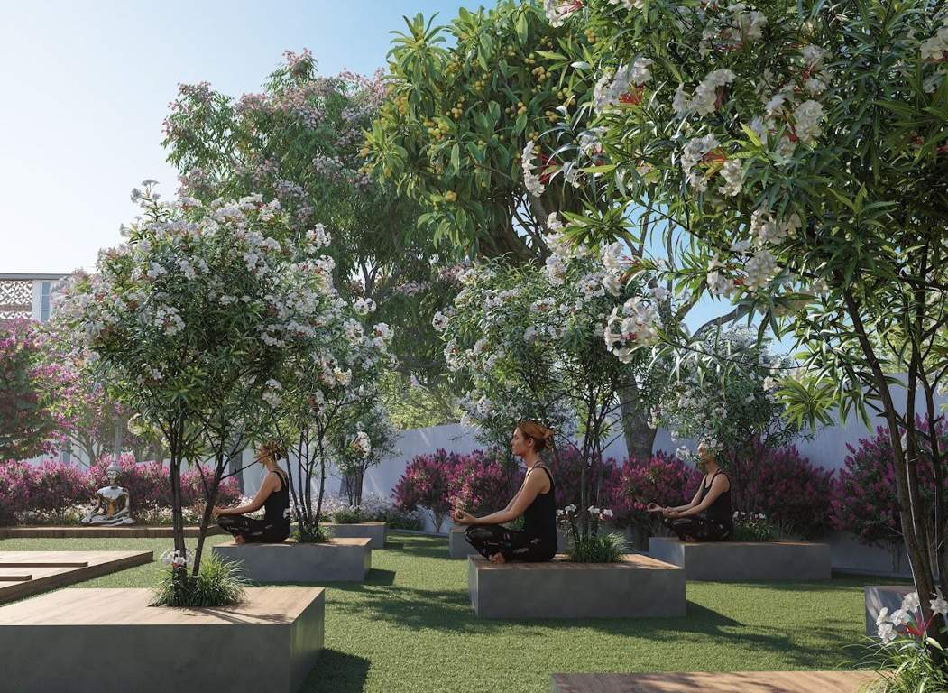  eco o2 zone villas Yoga/ Meditation Area