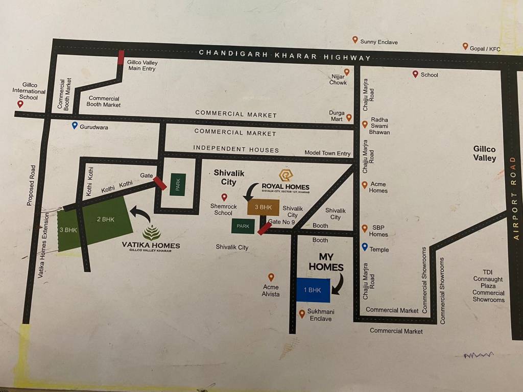  royal city Location Plan