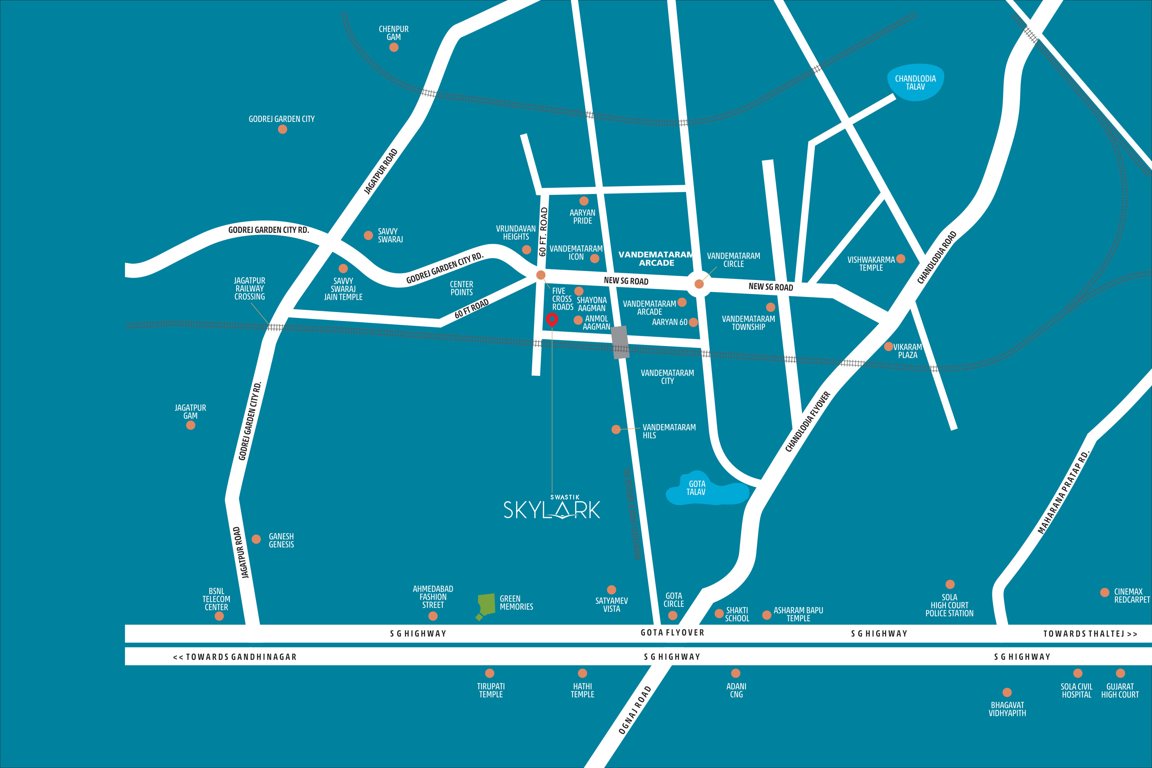  swastik skylark Location Plan