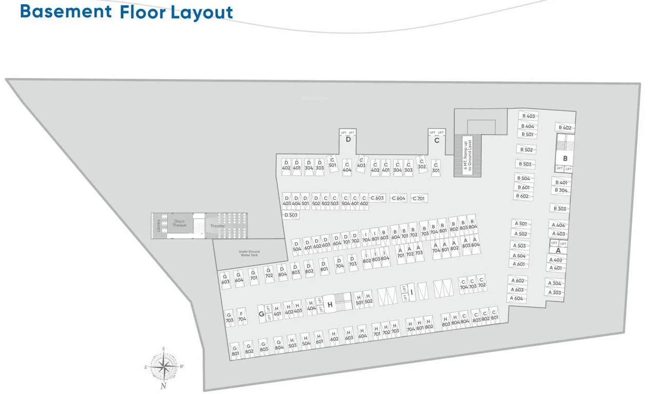  shree siddheshwar hilltown Tower A, Tower B, Tower C, Tower D, Tower E, Tower F, Tower G, Tower H, Tower I Basement Cluster Plan