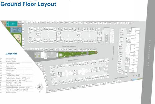  shree-siddheshwar-hilltown Tower A, Tower B, Tower C, Tower D, Tower E, Tower F, Tower G, Tower H, Tower I Cluster Plan for ground Floor