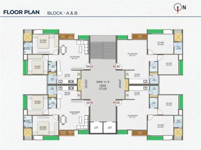  aleta Block A Cluster Plan
